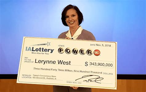 mrs lerynne west powerball winner